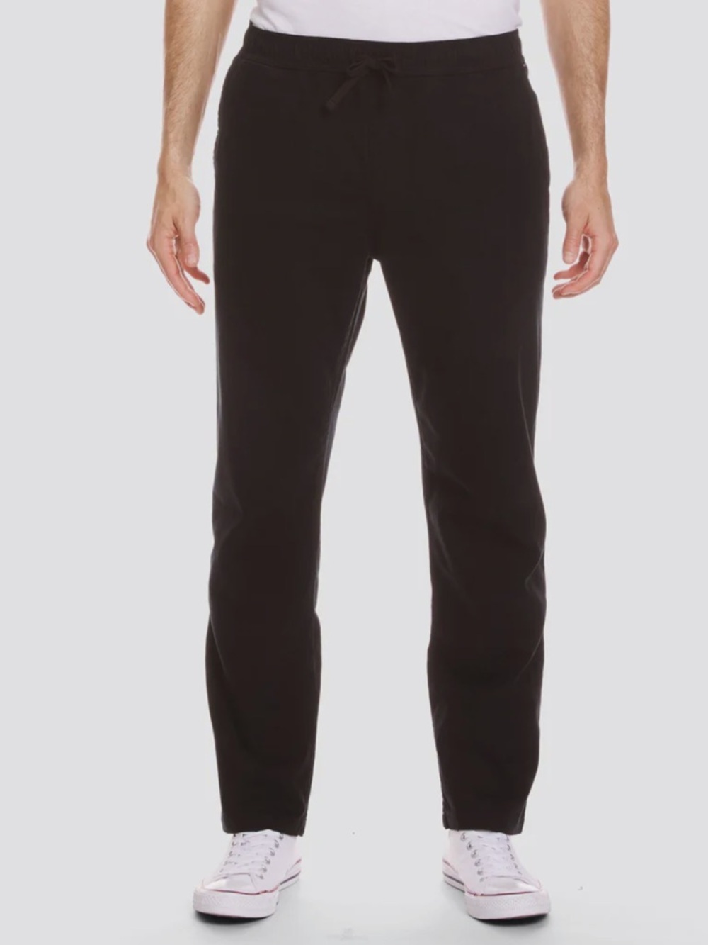 NWT Quiksilver Men’s Sz S Black Elastic Waist Beach Pants; Pckts Fit IPhone 15+